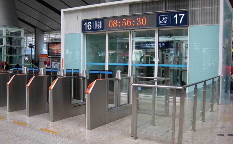 Beijing Nan Railway station information desk